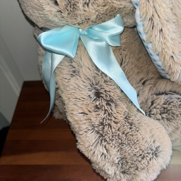 TOMS TOY INTERNATIONAL 22” BUNNY SOFT CUDDLES GINGHAM EARS AND FEET - Picture 7 of 11